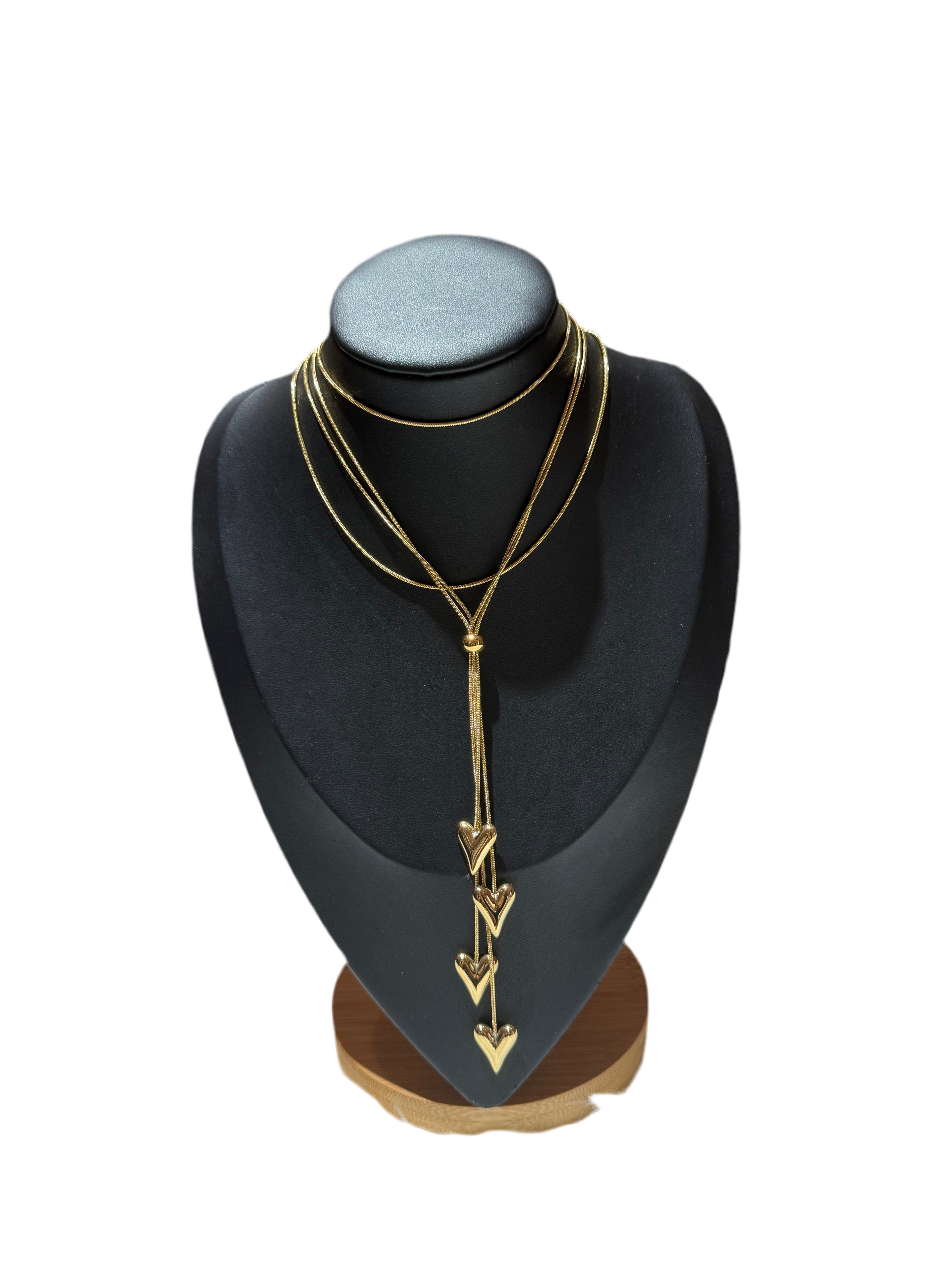 Collana cuori d’orata