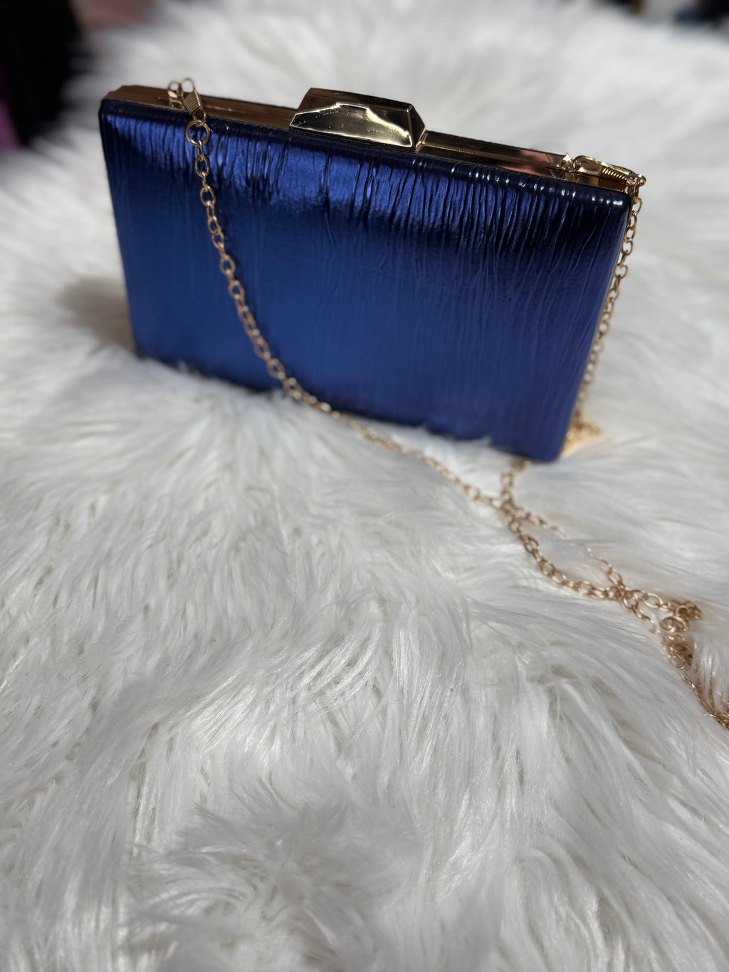 pochette blu e oro