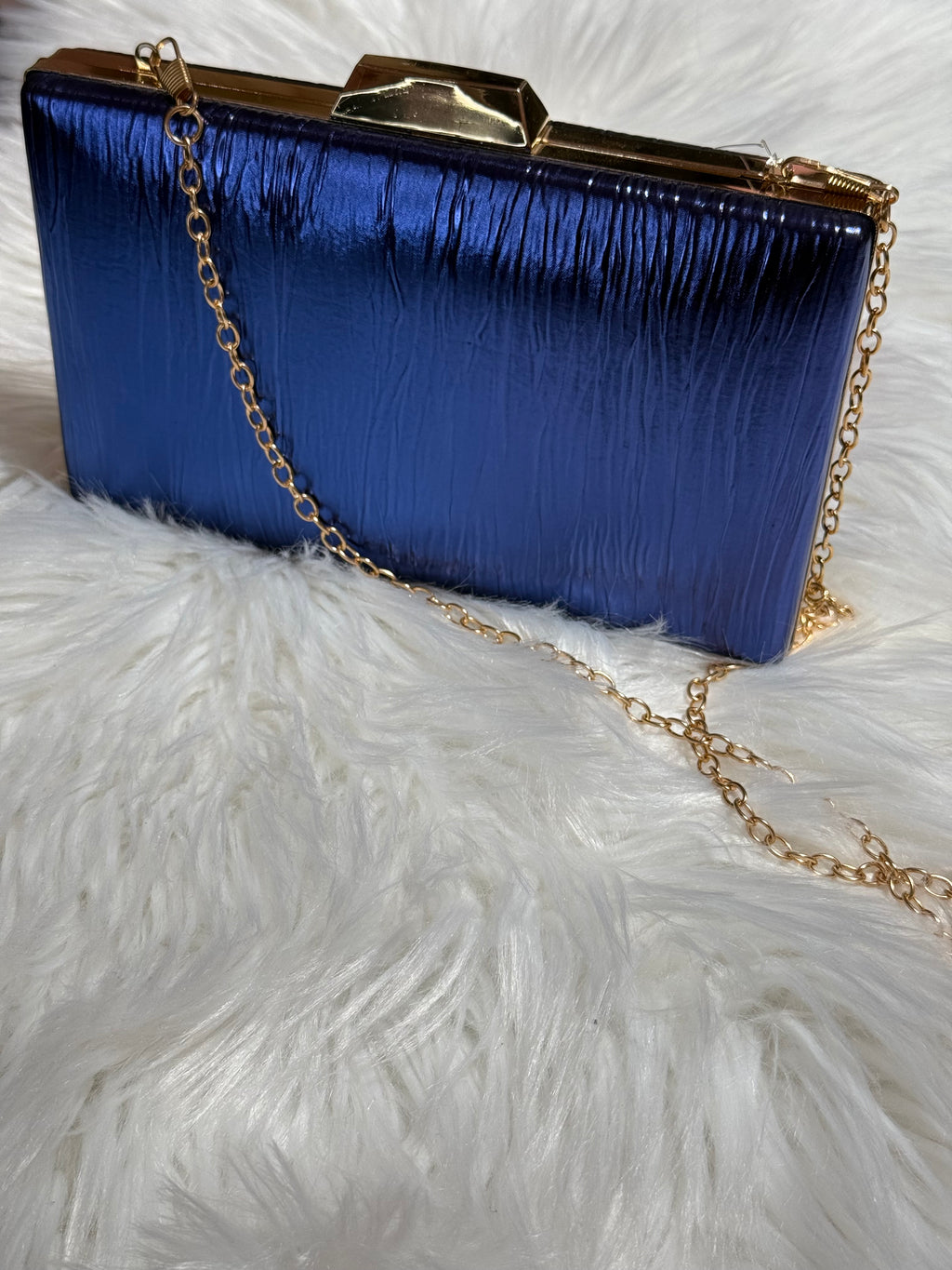 pochette blu e oro