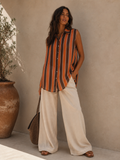 Camicia Smanicata a Righe