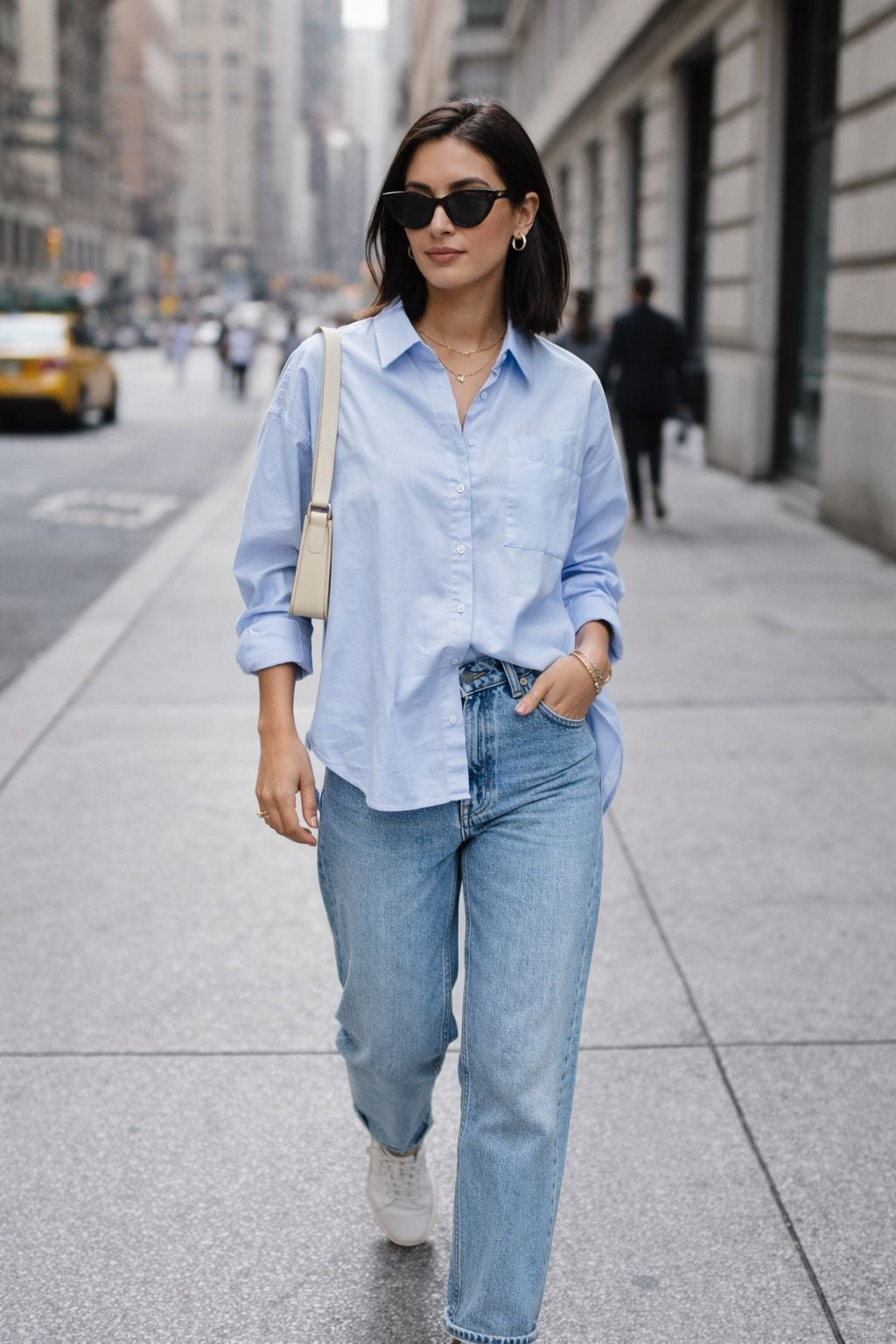 Camicia Mochi celeste