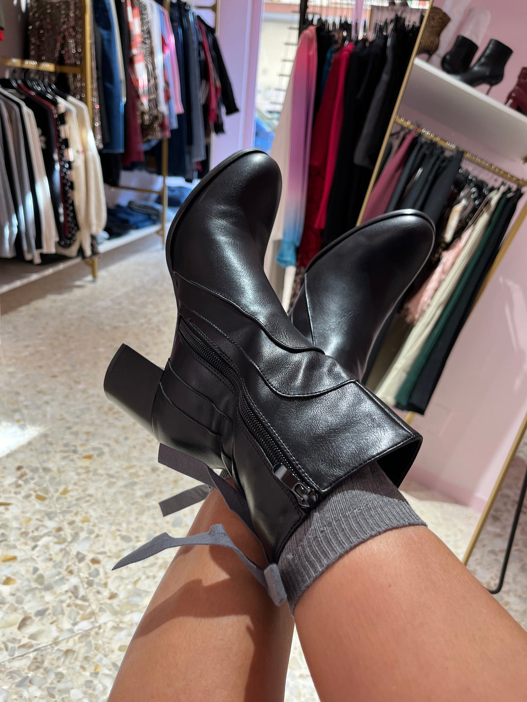 Stivaletto in ecopelle