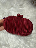 Pochette bordeaux