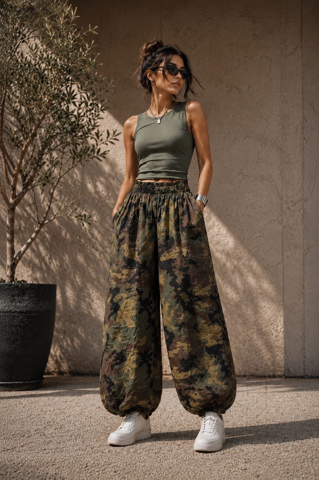 Pantalone Camouflage ￼