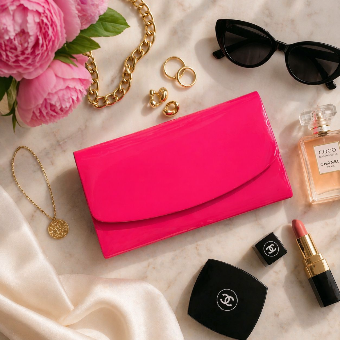 Pochette fuxia