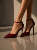 Décolleté bordeaux